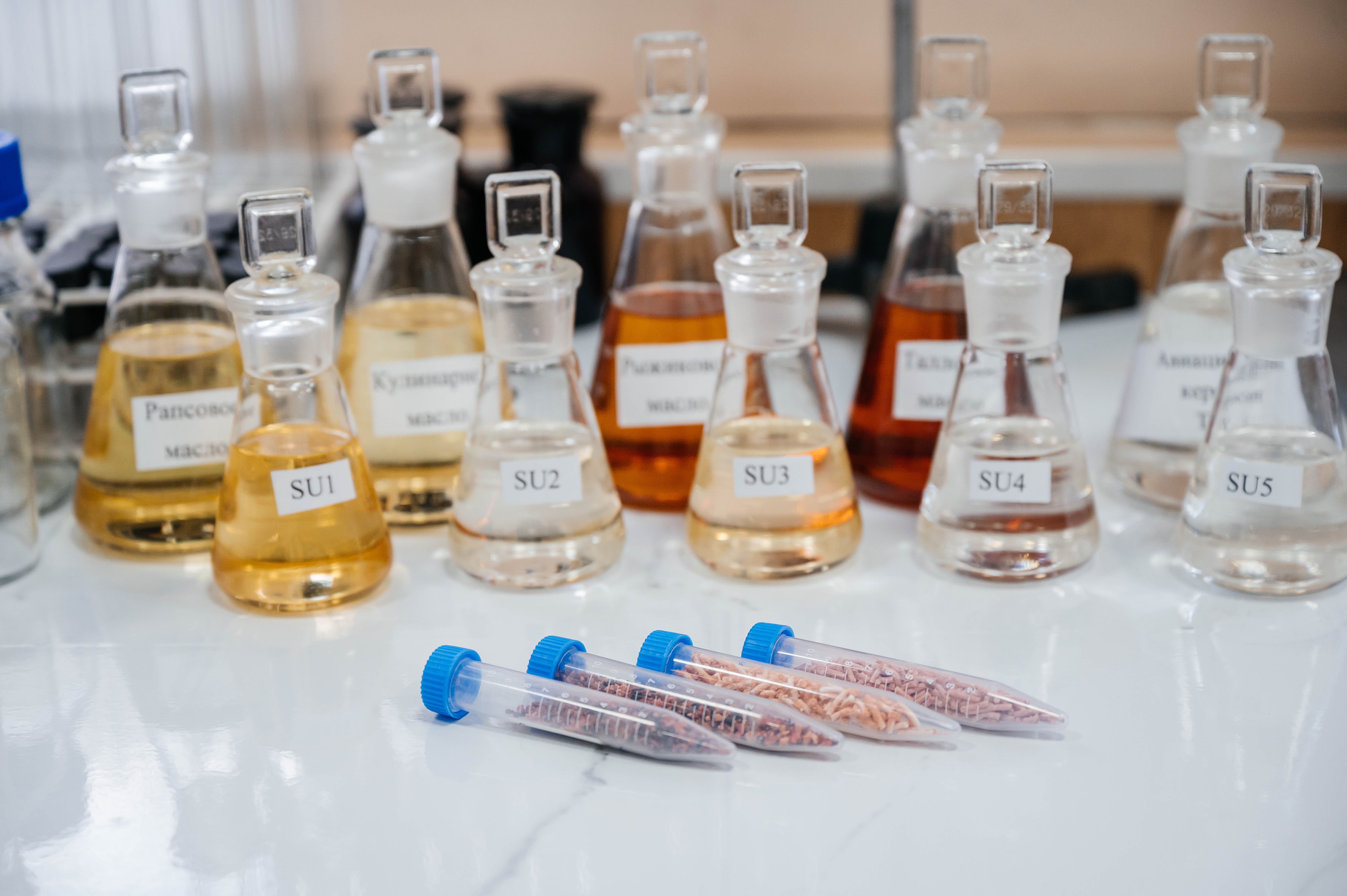 Лаборатория для изготовления биотоплива из растительных масел